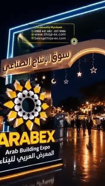 لقطة 5 من أجواء معرض أرابيكس للبناء في حلب